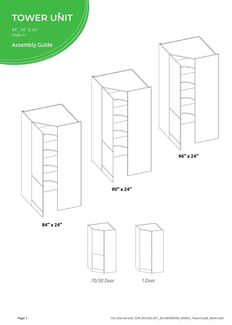 Wren Kitchens TOWER UNIT 84 Walk in User manual Wren Kitchens TOWER UNIT 84 Walk in User manual