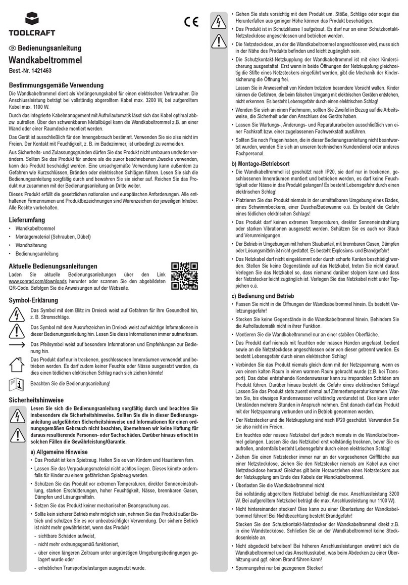TOOLCRAFT 1421463 operating instructions