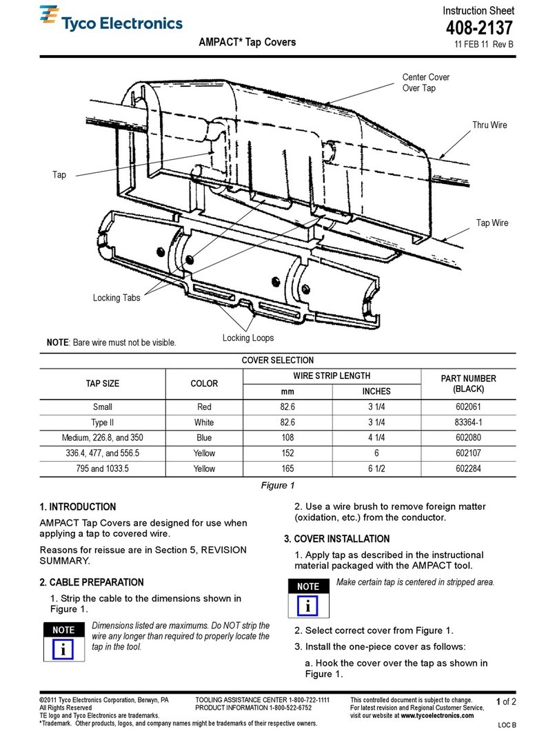 Tyco Electronics AMPACT 602080 User manual Tyco Electronics AMPACT 602080 User manual