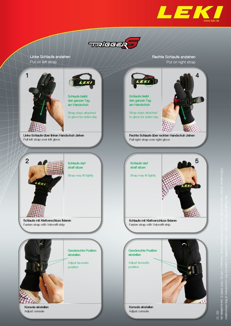 LEKI TRIFFERS quick start guide
