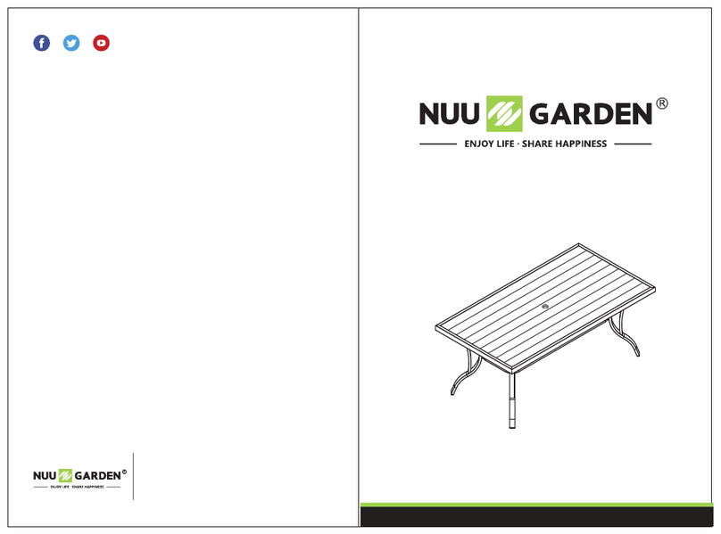 Nuu Garden TAA124 User manual