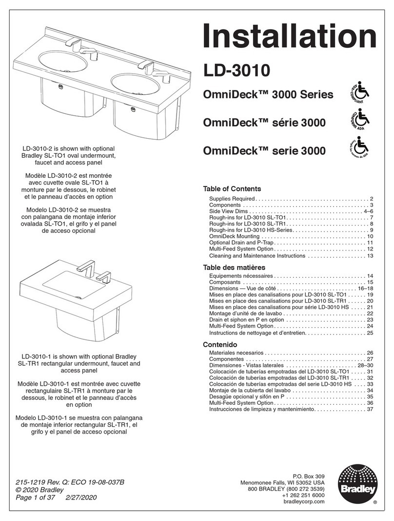 Bradley OmniDeck 3000 Series User manual