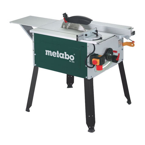 Metabo PK 255 User manual