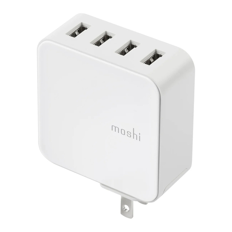 Moshi ProGeo 4-Port USB Wall Charger User manual
