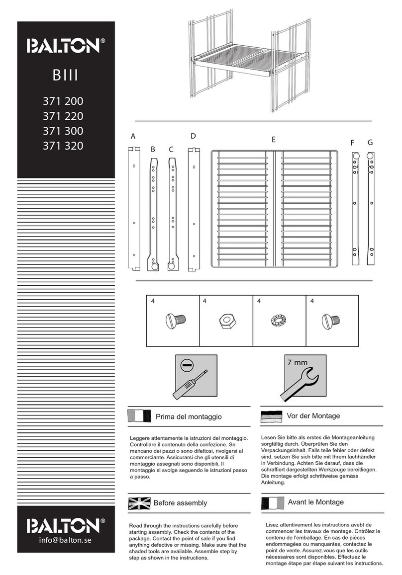BALTON BIII 371 200 quick start guide