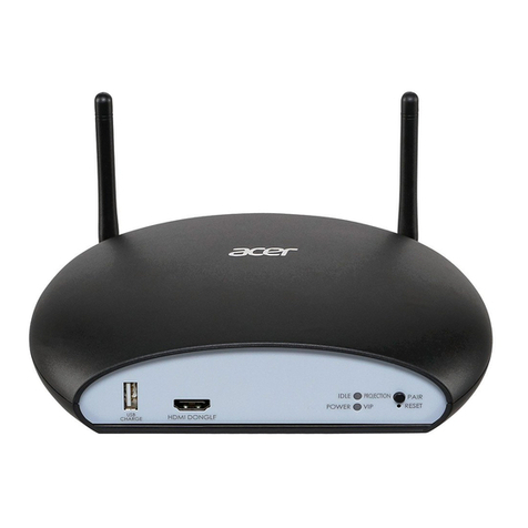 Acer CastMaster Touch WPS2 Web Setting Manual
