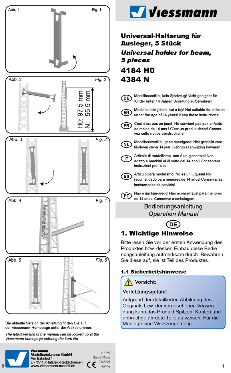 Viessmann 4184 H0 Operation manual