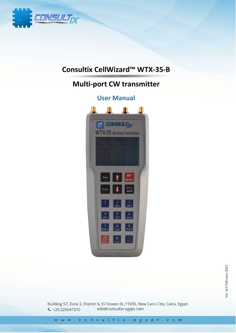 Consult IX CellWizard WTX-35-B user manual Consult IX CellWizard WTX-35-B user manual