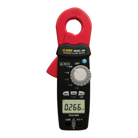 AEMC 566 user manual
