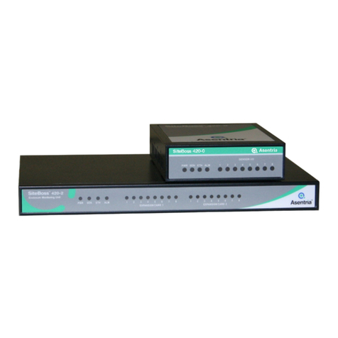 Asentria SiteBoss 420 User manual