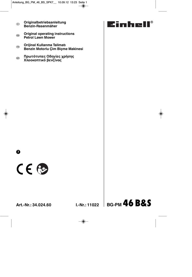 EINHELL BG-PM 46 B&S User manual