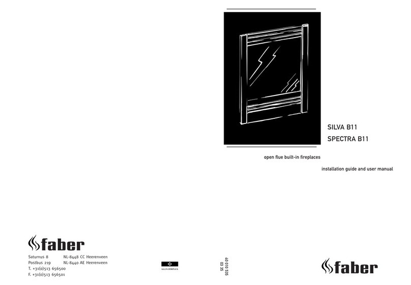 Faber SILVA B11 Installation guide and user's manual