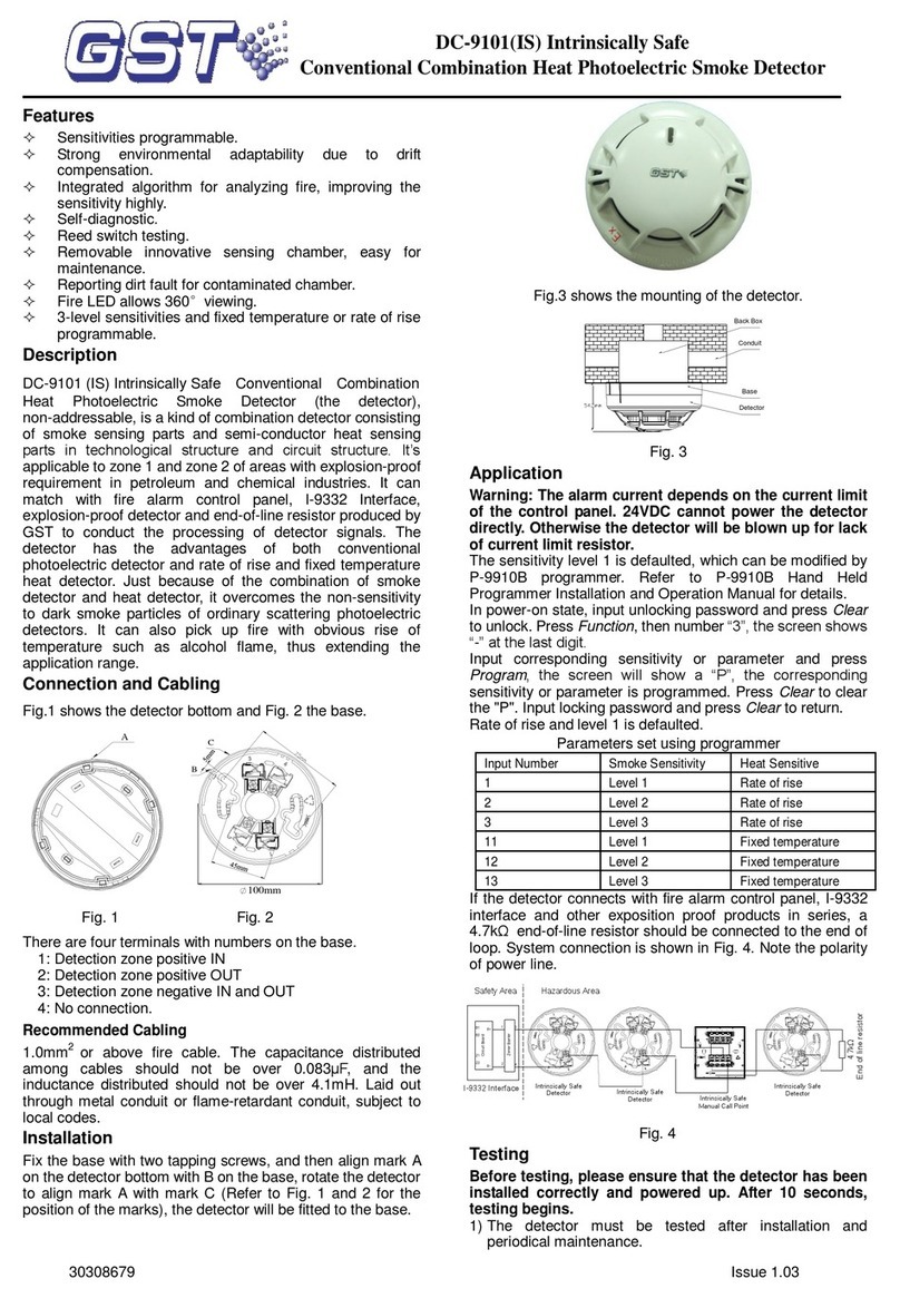 GST DC-9101 quick start guide GST DC-9101 quick start guide
