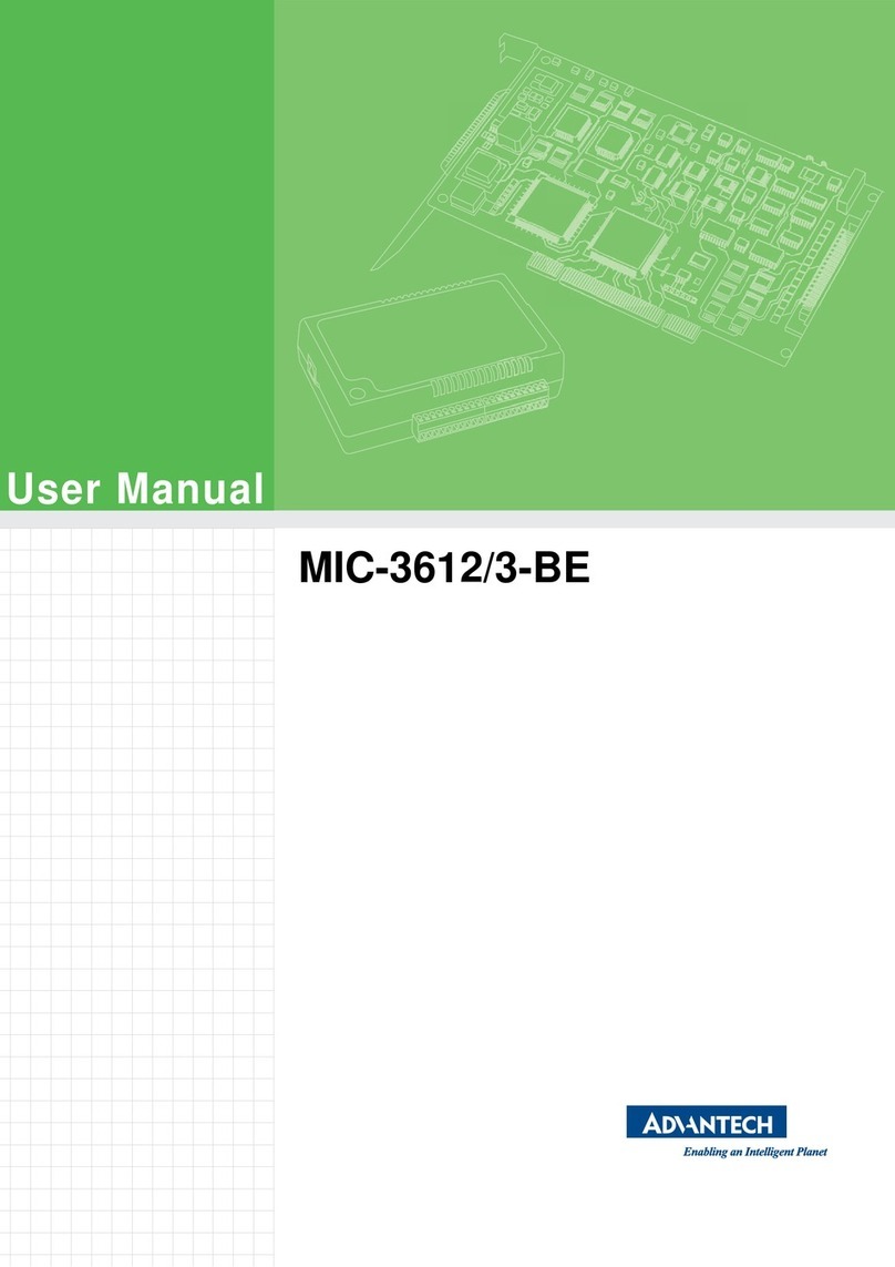 Advantech MIC-3612/3-BE user manual