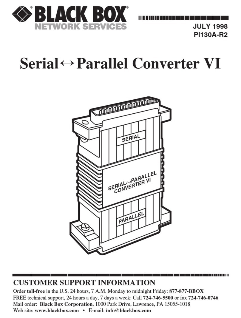 Black Box PI130A-R2 User manual