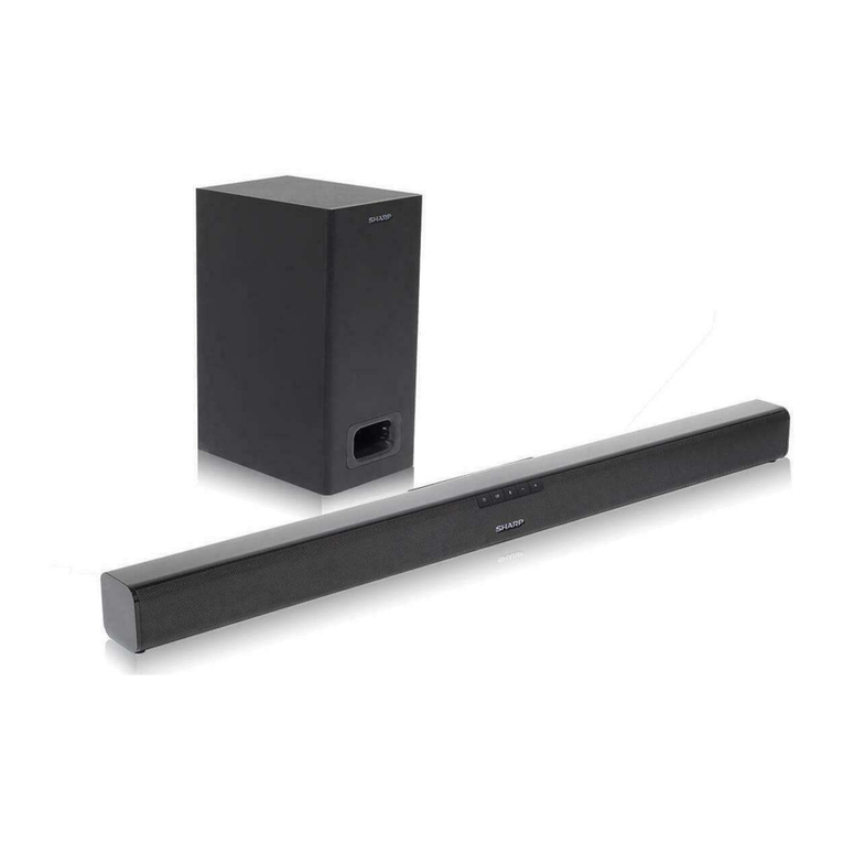 Sharp HT-SBW110 quick start guide