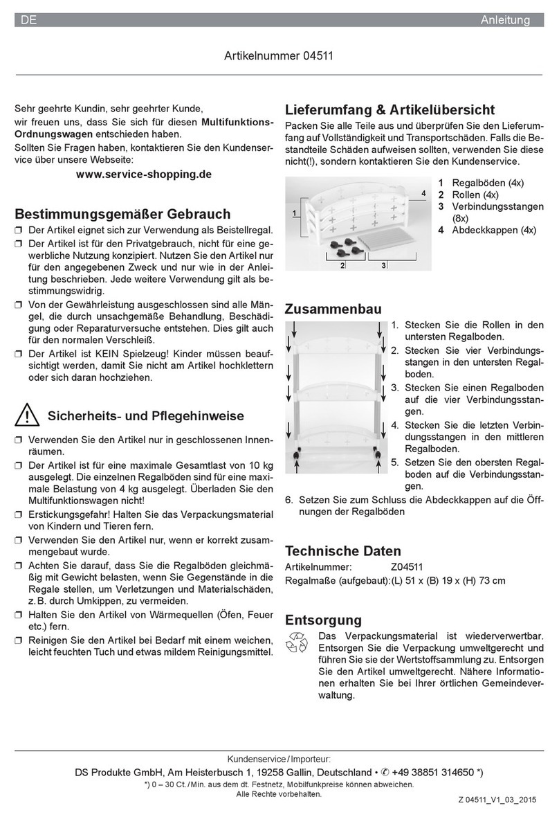 DS Produkte Z04511 instructions