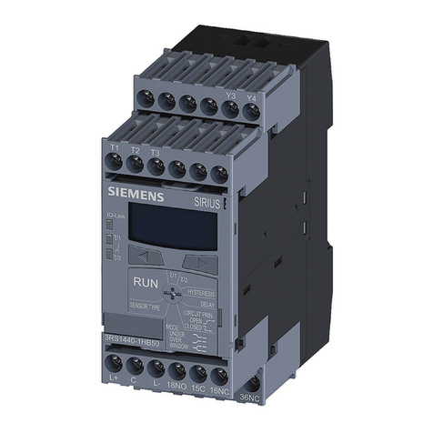 Siemens Sirius 3RS1440 User manual Siemens Sirius 3RS1440 User manual
