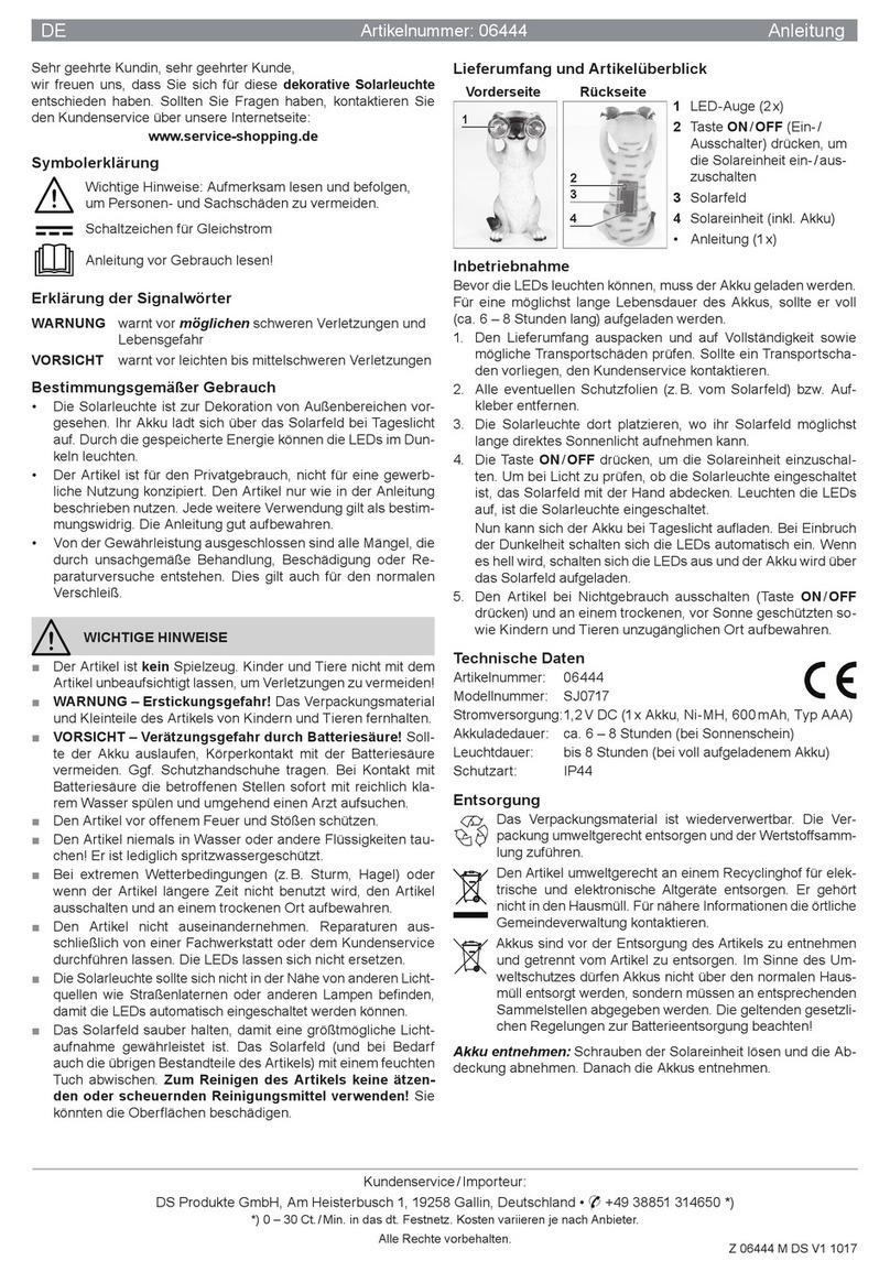 DS Produkte SJ0717 User manual