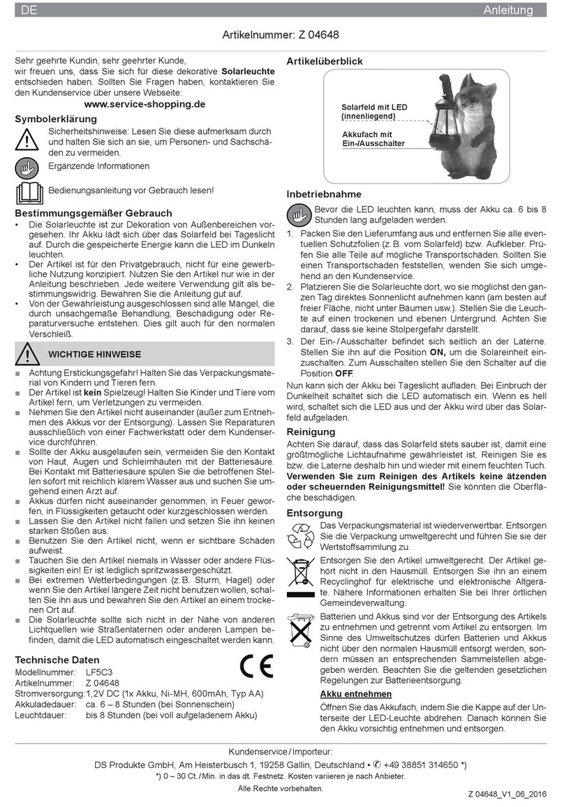 DS Produkte LF5C3 instructions