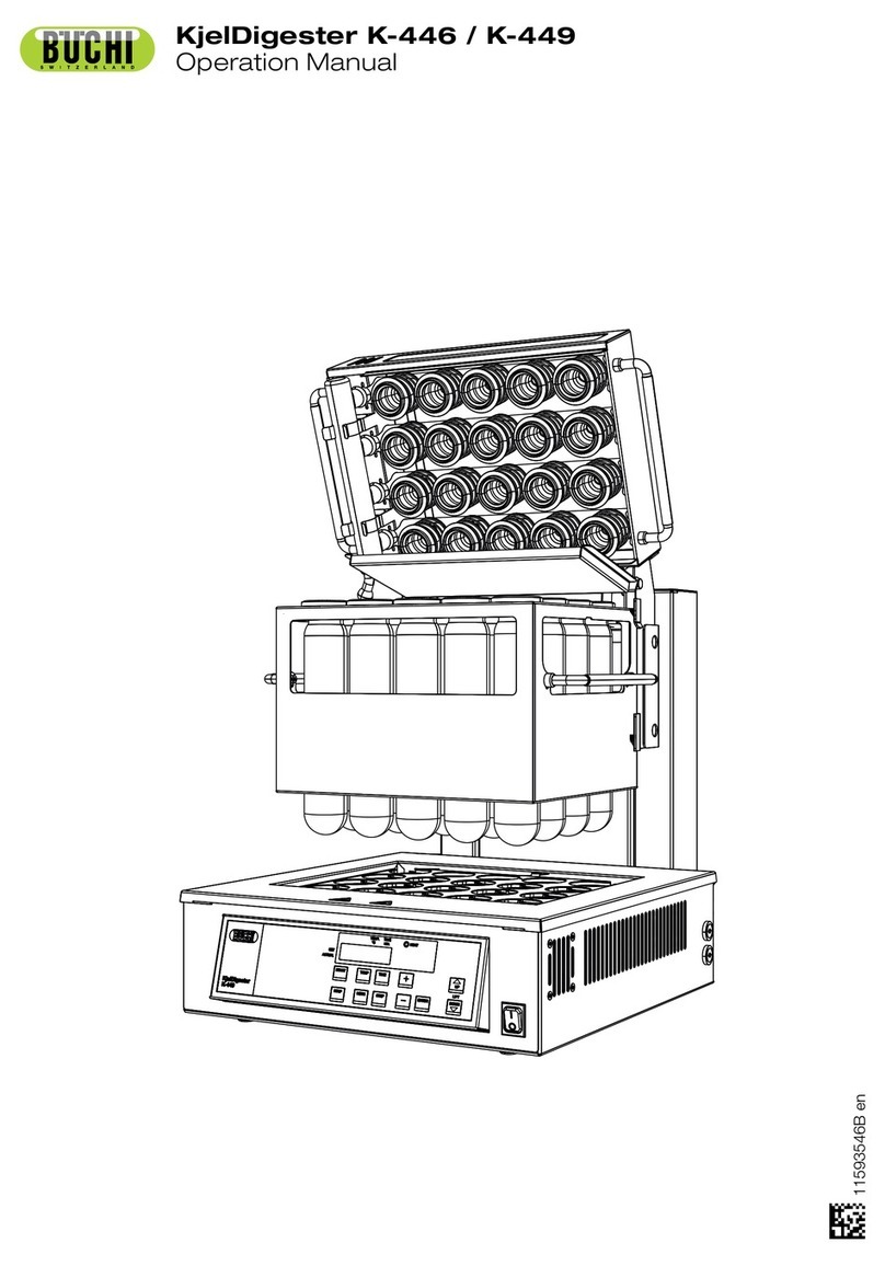 Buchi KjelDigester K-446 Operation manual