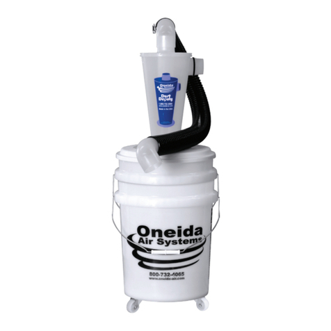 Oneida Air Systems Deluxe Dust Deputy Owner & user manual Oneida Air Systems Deluxe Dust Deputy Owner & user manual