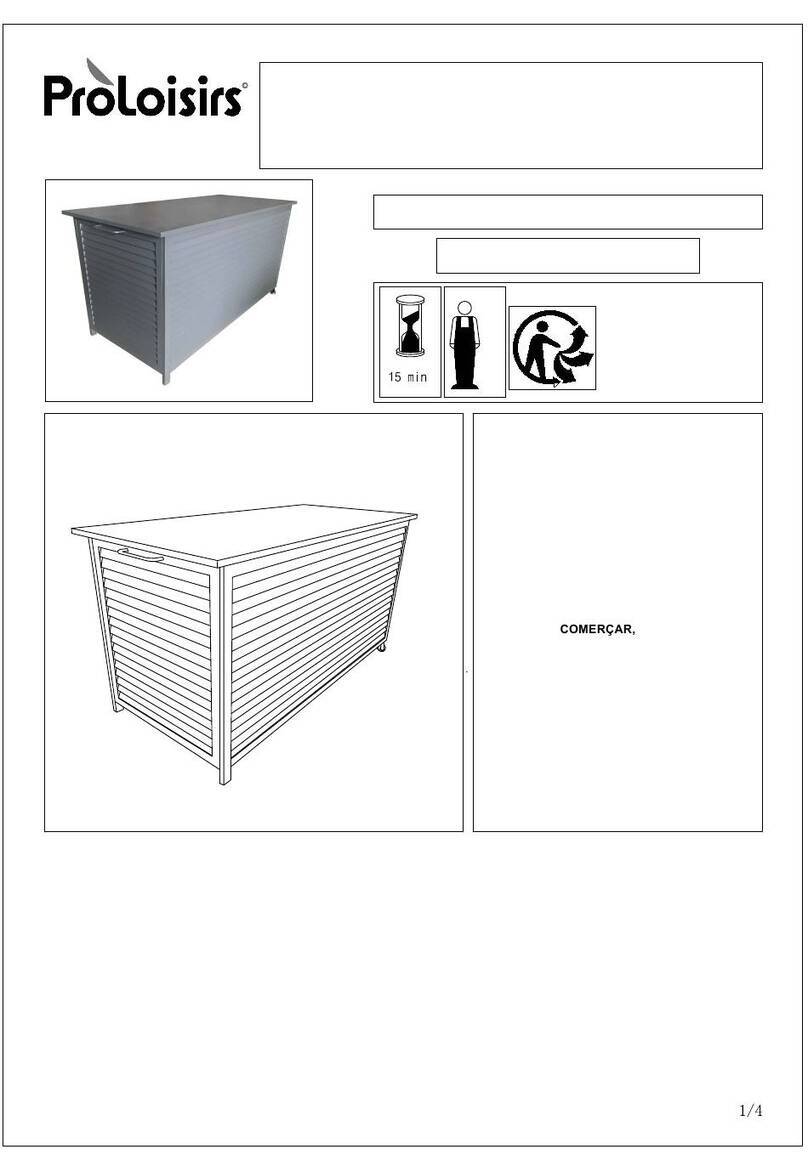 Proloisirs STORIA Assembling instructions