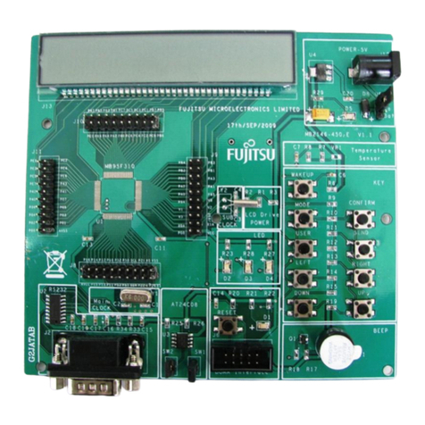 Fujitsu F2MC-8FX Series Installation and operating instructions