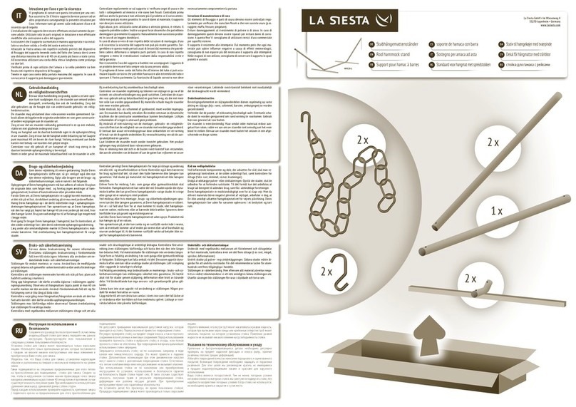 La Siesta NMS20-1 Installation instructions
