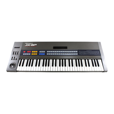 Roland JX-8P User manual