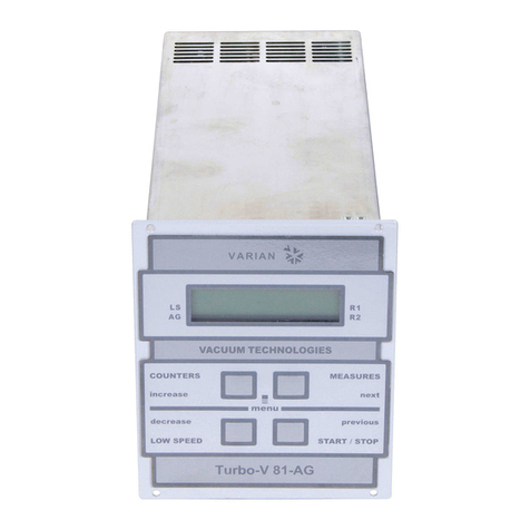 Varian Turbo-V 81-AG instruction manual
