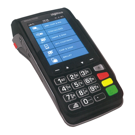 Ingenico group Move 3500 3G quick start guide