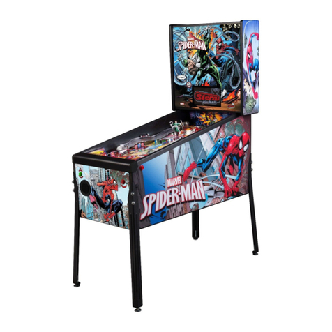 Stern Pinball Marvel Spider-man The Pin Setup guide Stern Pinball Marvel Spider-man The Pin Setup guide