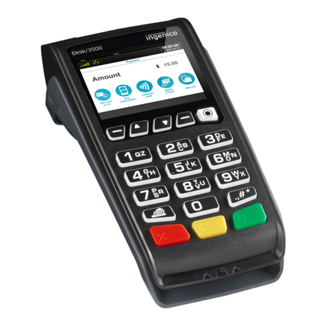 Ingenico group Desk 3500 quick start guide