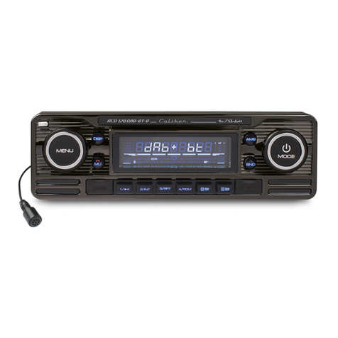 Caliber RCD 120DAB-BT-B quick start guide Caliber RCD 120DAB-BT-B quick start guide