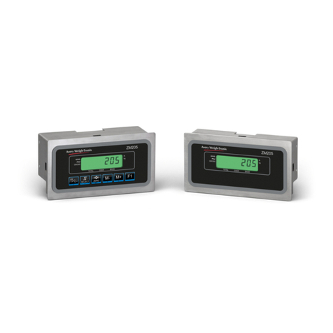 Avery Weigh-Tronix ZM205 User manual Avery Weigh-Tronix ZM205 User manual