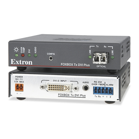 Extron electronics FOXBOX DVI Plus Setup guide