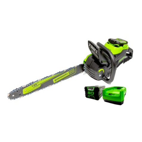 GreenWorks Pro CSB403 User manual