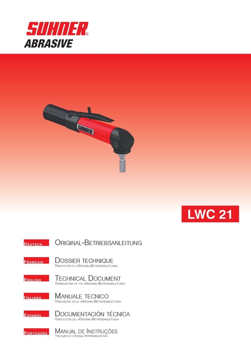 SUHNER ABRASIVE LWC 21 Technical manual