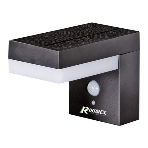 Ribimex Ribiland Elina PRLUMSOL1/M Instruction and maintenance manual