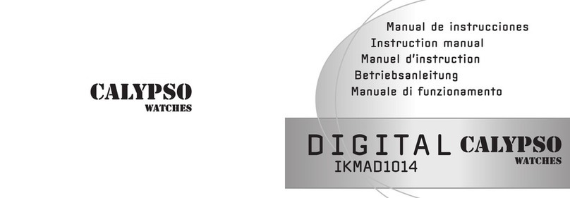 Calypso Watches Digital IKMAD1014 instruction manual