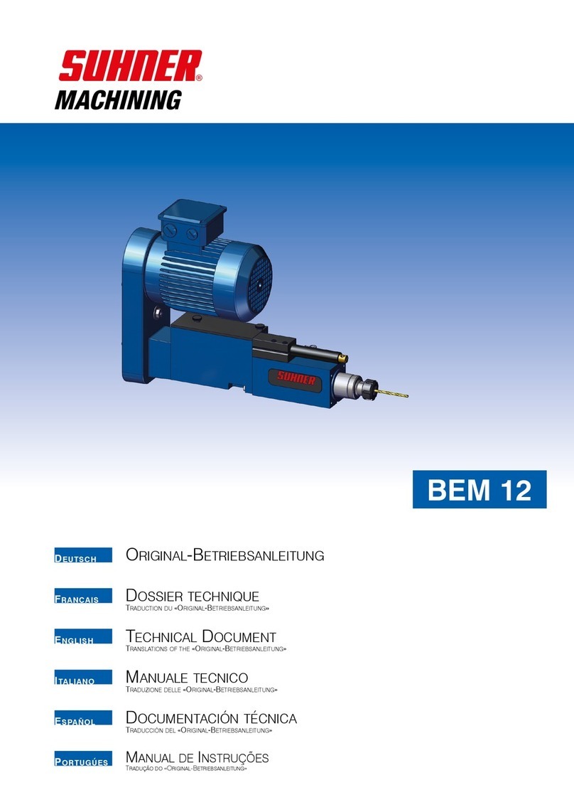 SUHNER MACHINING BEM 12 Technical document