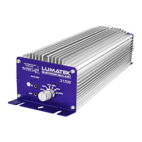 Lumatek 315W CMH User manual