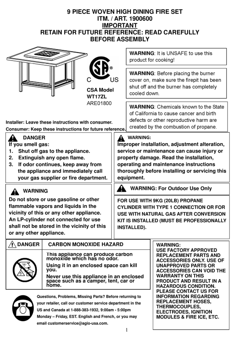 Agio 1900600 instructions