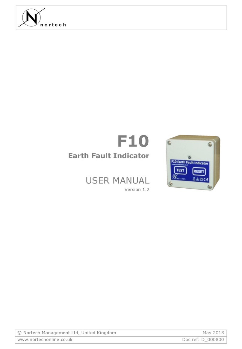 Nortech F10 user manual