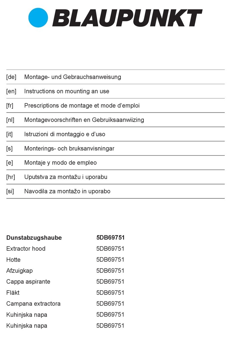 Blaupunkt 5DB69751 Instructions on mounting an use