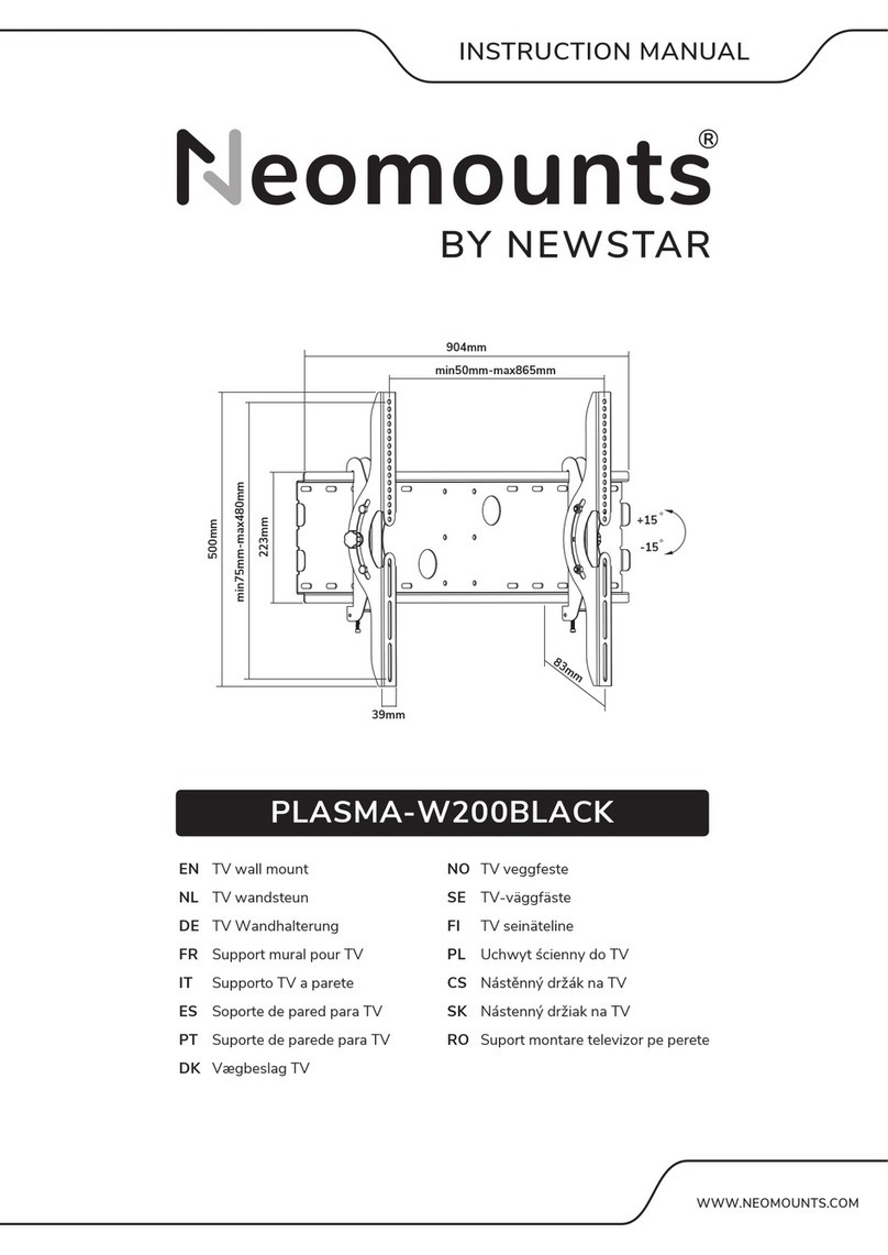 New Star Neomounts PLASMA-W200BLACK instruction manual