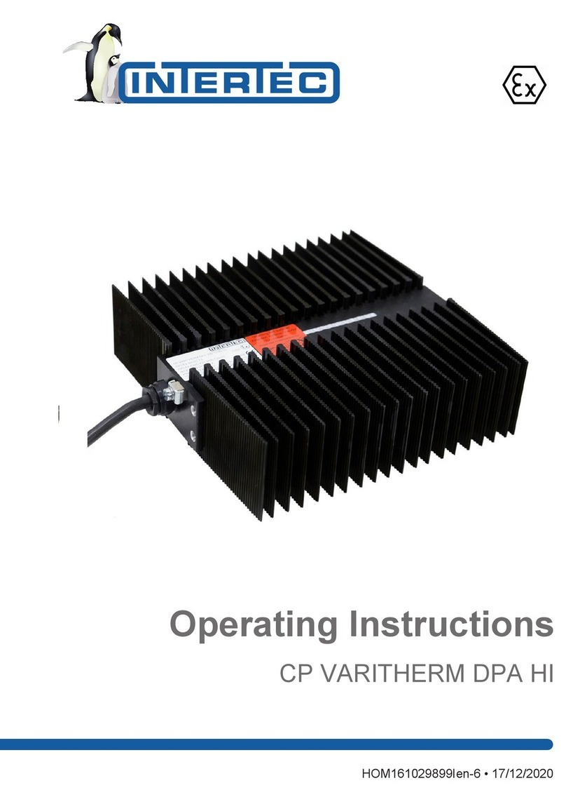 Intertec Data Systems CP VARITHERM DPA HI User manual