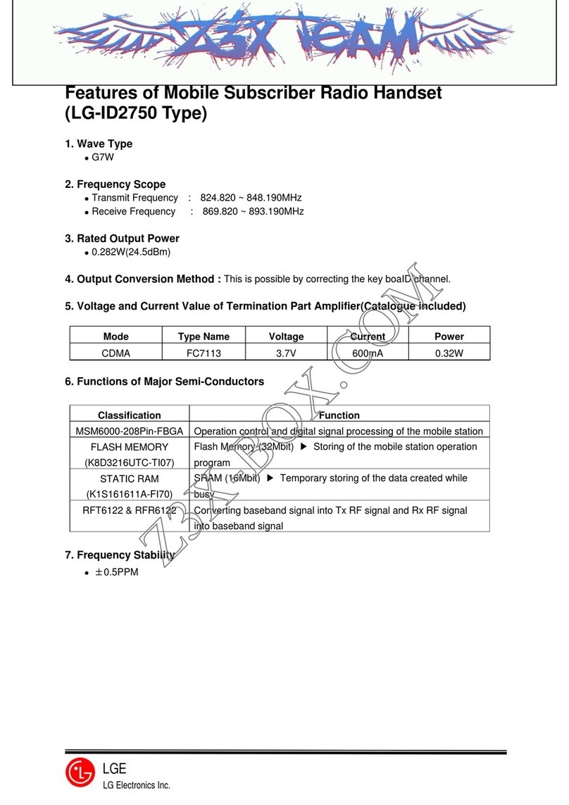 LG ID2750 User manual