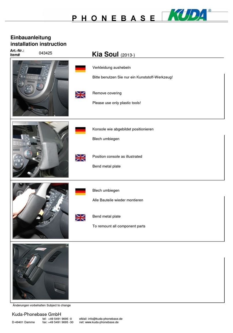 Kuda-Phonebase 043425 User manual Kuda-Phonebase 043425 User manual